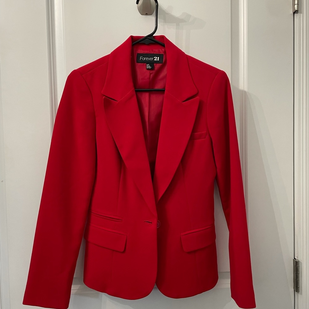 New w/o tags Red Blazer